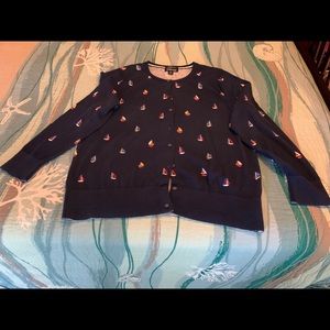 Lands End light weight cardigan